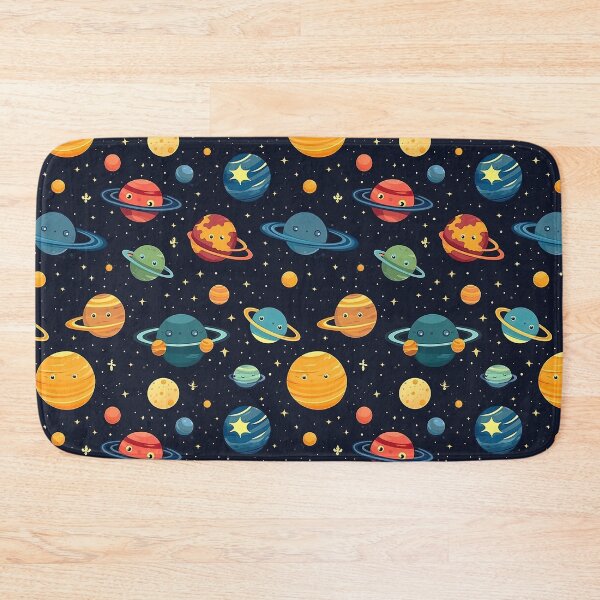 Item preview, cute solar system seamless designed and sold by NatthyDesign.