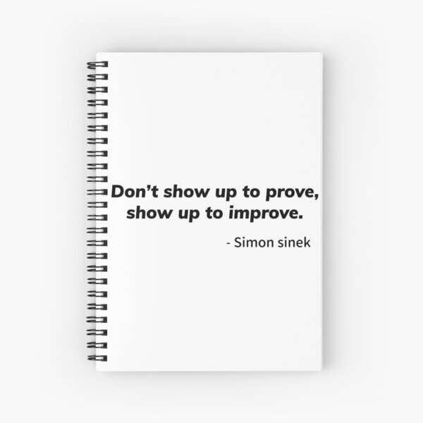 Item preview, Don't talk to prove talk to improve | Simon Sinek quote designed and sold by Growthmind7.