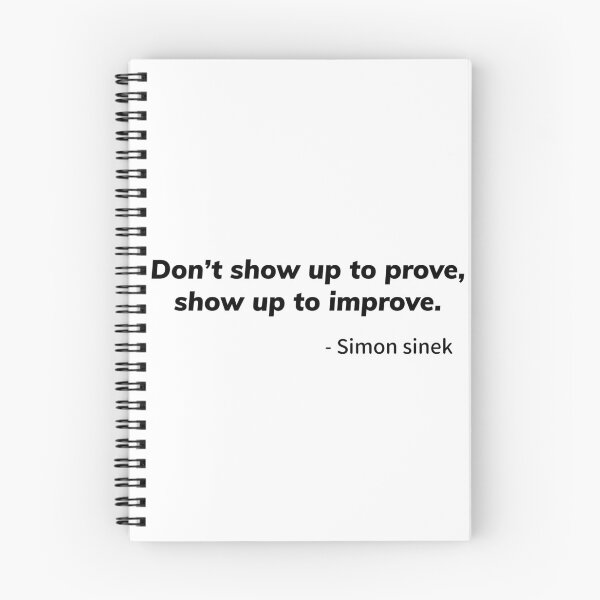 Item preview, Don't talk to prove talk to improve | Simon Sinek quote designed and sold by Growthmind7.