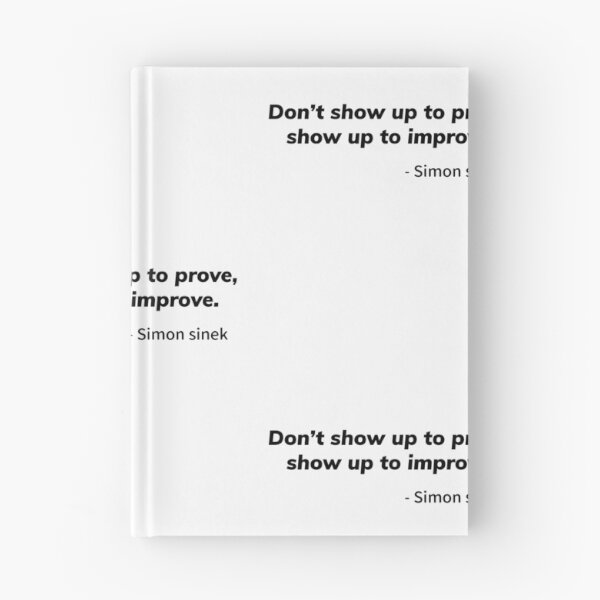 Item preview, Don't talk to prove talk to improve | Simon Sinek quote designed and sold by Growthmind7.