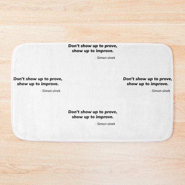 Item preview, Don't talk to prove talk to improve | Simon Sinek quote designed and sold by Growthmind7.
