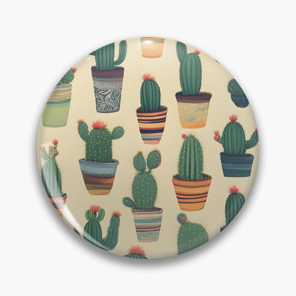 Item preview, Cacti in Colorful Pots Design designed and sold by RandomJunction.