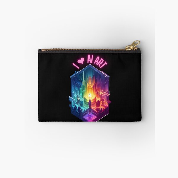 Item preview, I ❤ AI Art Love Heart Digital Artist Artificial Intelligence designed and sold by stine1.