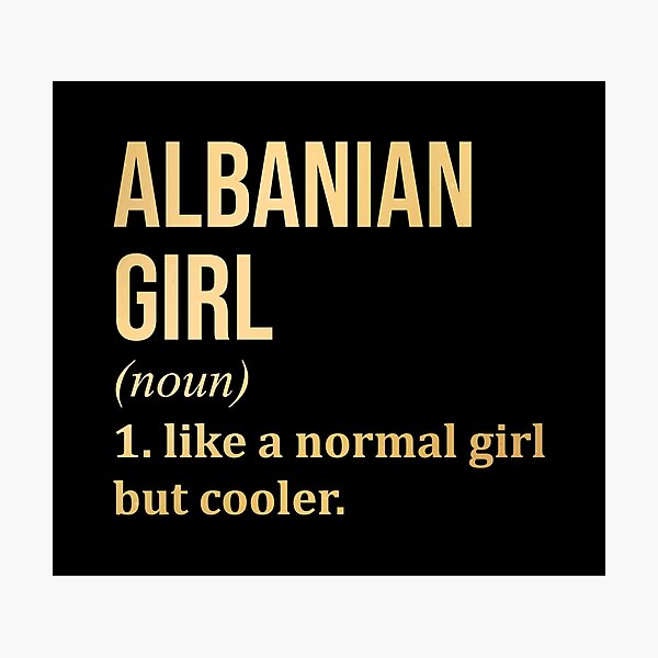 Item preview, Albanian Girl Definition in Gold designed and sold by XCIV.