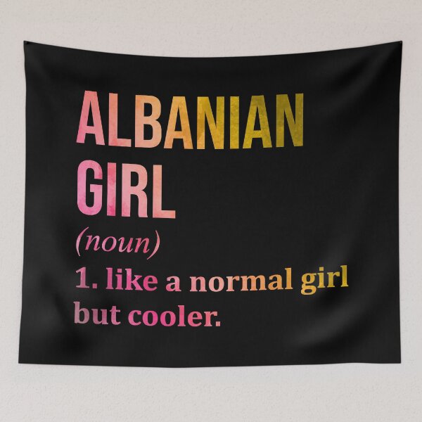 Item preview, Albanian Girl Definition in Watercolor designed and sold by XCIV.
