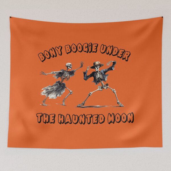 Item preview, Dancing Skeleton Couple, Halloween designed and sold by Hibiskusmond.