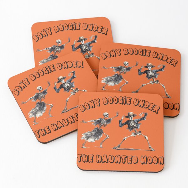 Item preview, Dancing Skeleton Couple, Halloween designed and sold by Hibiskusmond.
