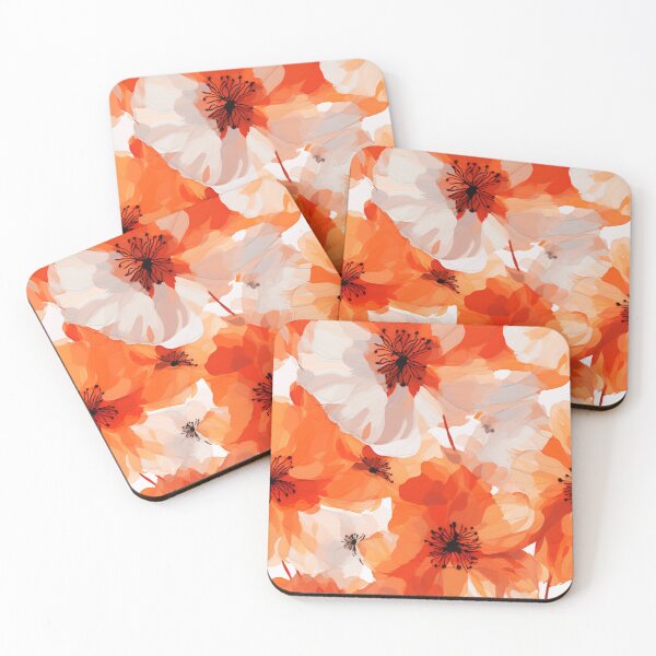 Item preview, Burst of Poppies (Vibrant Floral Explosion) designed and sold by TheFrenchVegan.