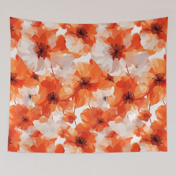 Item preview, Burst of Poppies (Vibrant Floral Explosion) designed and sold by TheFrenchVegan.