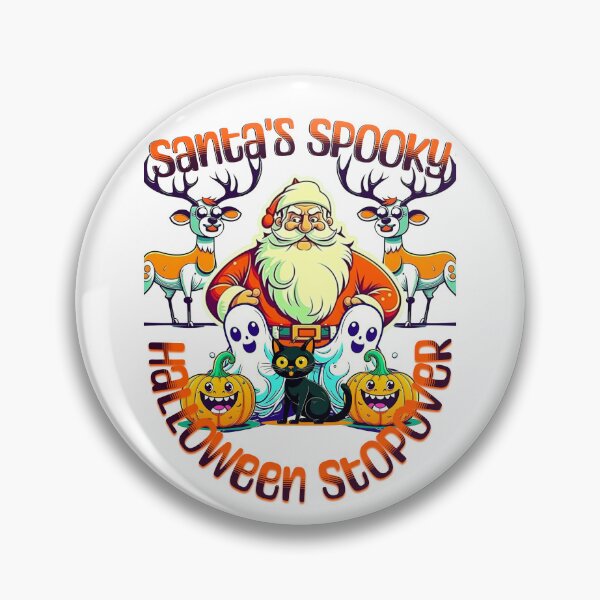 Item preview, Santa's spooky halloween stopover designed and sold by Fr0mtheMachine.