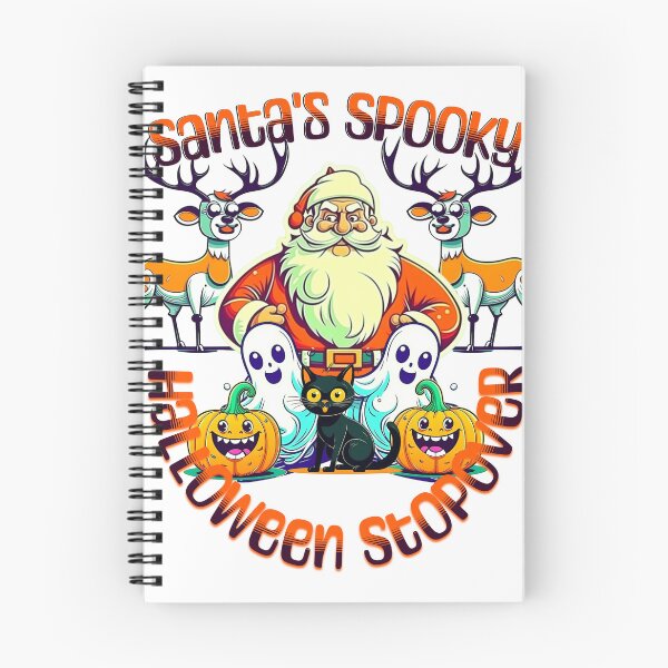 Item preview, Santa's spooky halloween stopover designed and sold by Fr0mtheMachine.