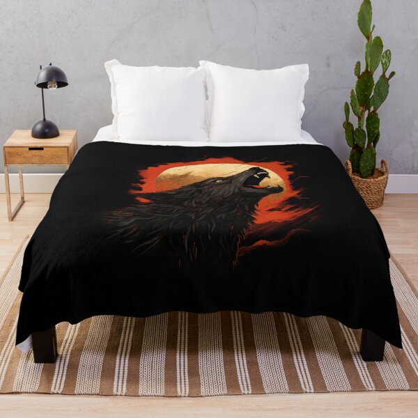 Item preview, Full Moon Howling Wolf designed and sold by DerSenat.
