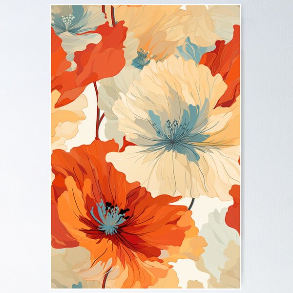 Item preview, Blooming Poppies: A Floral Symphony designed and sold by TheFrenchVegan.