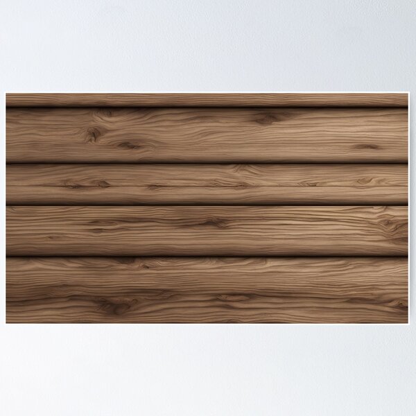 Item preview, Tablones de madera horizontales de nogal para fondos texturizados o diseño designed and sold by DaveyAI.