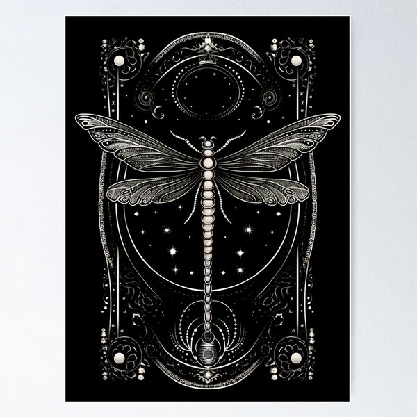Item preview, Mystic Dragonfly designed and sold by NightWispStudio.