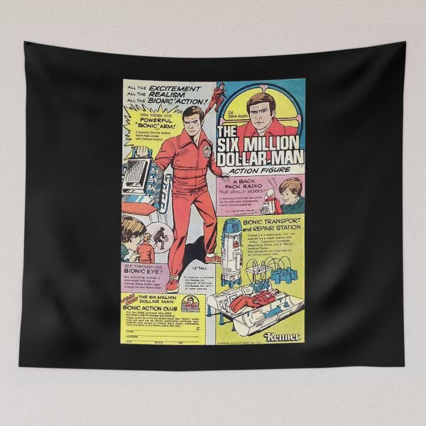 Item preview, Vintage Six Million Dollar Man designed and sold by NancyEast.