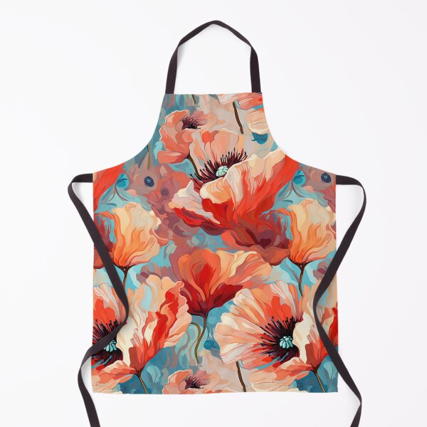 Item preview, “Poppies in Full Bloom: A Floral Extravaganza” designed and sold by TheFrenchVegan.