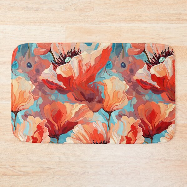 Item preview, “Poppies in Full Bloom: A Floral Extravaganza” designed and sold by TheFrenchVegan.