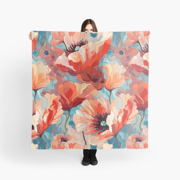 Item preview, “Poppies in Full Bloom: A Floral Extravaganza” designed and sold by TheFrenchVegan.