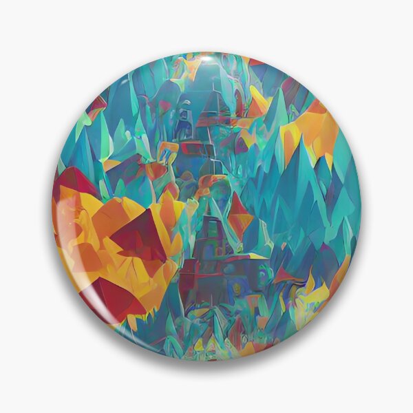 Item preview, Colorful crystal mountains designed and sold by KTOShop.