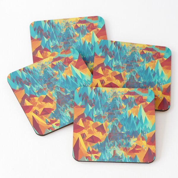 Item preview, Colorful crystal mountains designed and sold by KTOShop.