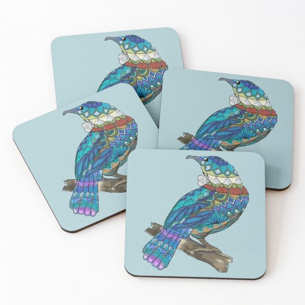 Item preview, Decorated Tui designed and sold by LizCoatsArtNZ.