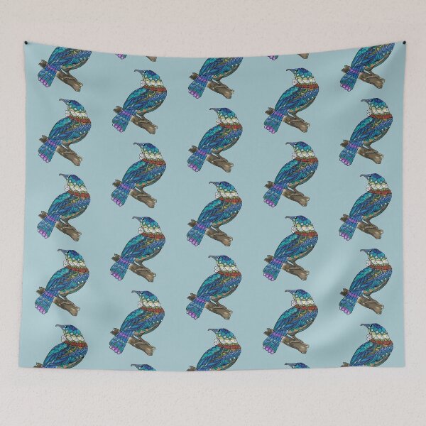 Item preview, Decorated Tui designed and sold by LizCoatsArtNZ.