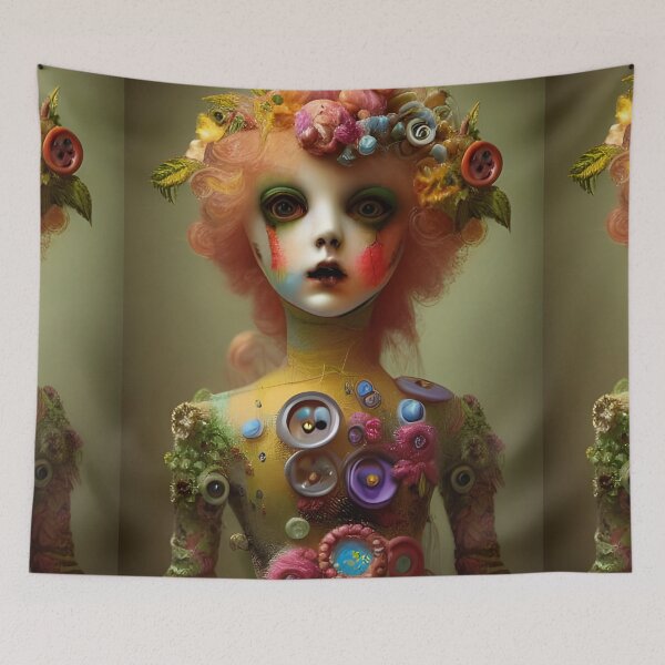 Item preview, Enigmatic Doll Chronicles: Psychedelic Fusion of Elegance and Eeriness designed and sold by stine1.