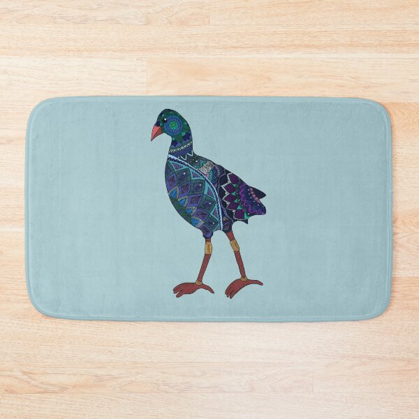 Item preview, Decorated Pukeko designed and sold by LizCoatsArtNZ.