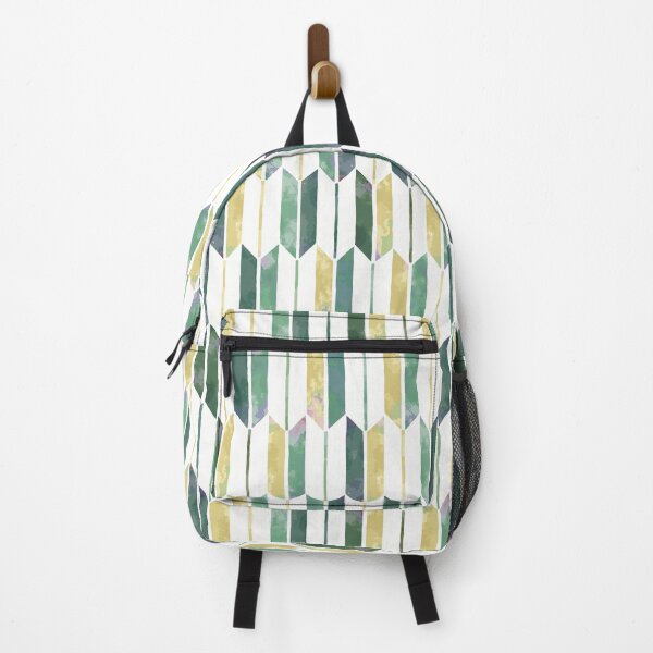 Item preview, Yagasuri Watercolor Arrows [green-yellow] designed and sold by Aia UENO design.