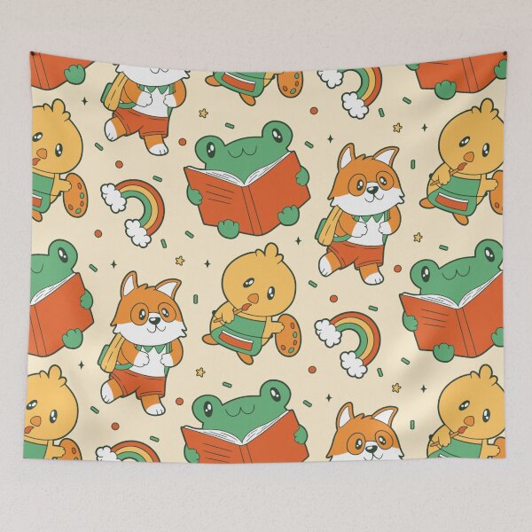 Item preview, School schoolchild animals designed and sold by DerSenat.