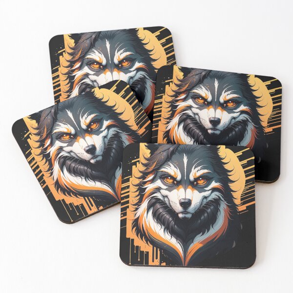 Item preview, Wolf Pack graphics design illustration designed and sold by khaq.