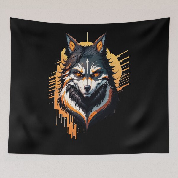 Item preview, Wolf Pack graphics design illustration designed and sold by khaq.