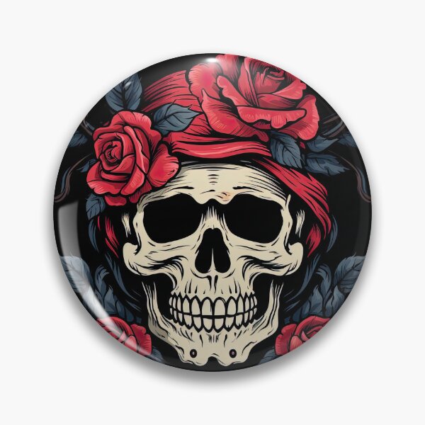Item preview, Creepy Rose Skull Vector designed and sold by eyestetix.
