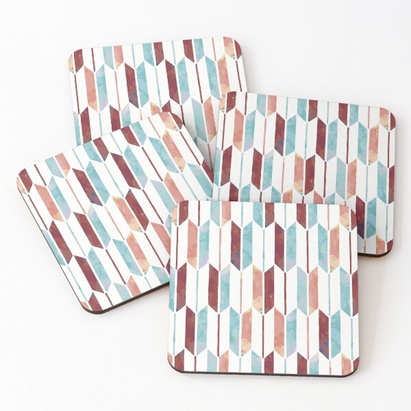 Item preview, Yagasuri Watercolor Arrows [dark red-pink] designed and sold by Aia UENO design.