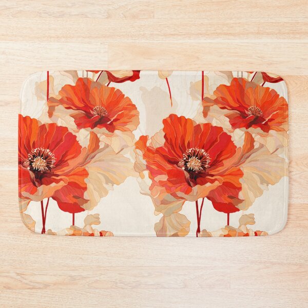Item preview, The Cascade of Giant Poppies: Serene Spectacle of Nature designed and sold by TheFrenchVegan.