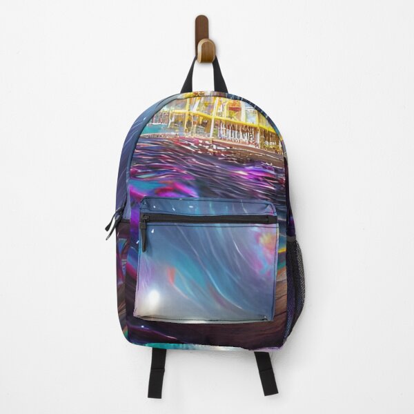 Item preview, Cosmic Santa Monica Pier AI created Digital Art designed and sold by stine1.