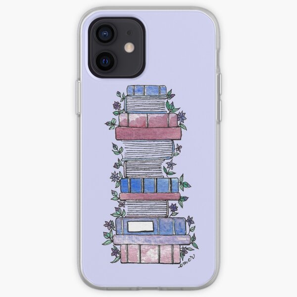 Libros floridos Funda blanda para iPhone