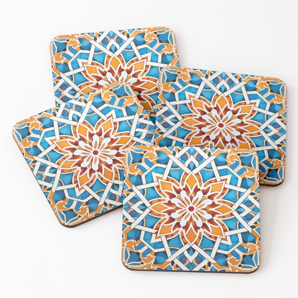 Item preview, Elegant Spanish Floral Tile Design designed and sold by crispy-prints.
