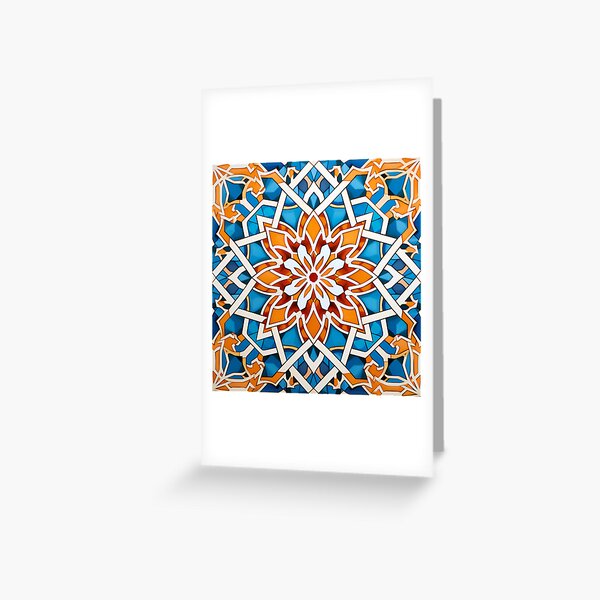 Item preview, Elegant Spanish Floral Tile Design designed and sold by crispy-prints.