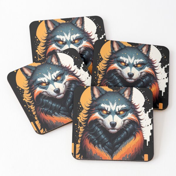 Item preview, Lone Wolf graphics design illustration designed and sold by khaq.