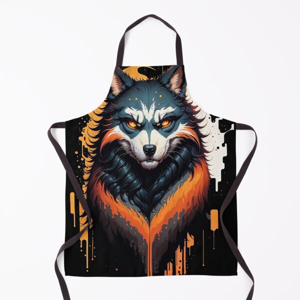 Item preview, Lone Wolf graphics design illustration designed and sold by khaq.