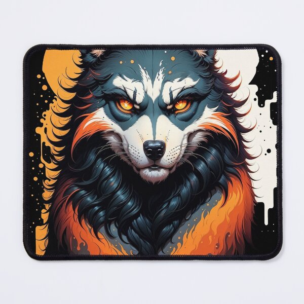 Item preview, Lone Wolf graphics design illustration designed and sold by khaq.