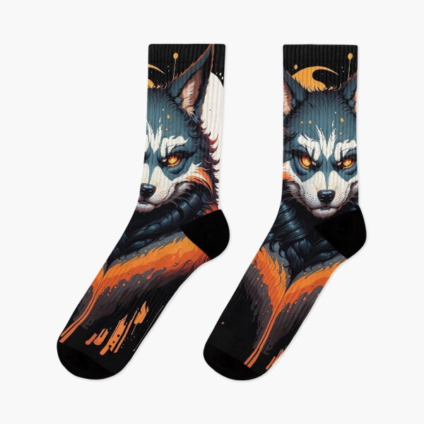Item preview, Lone Wolf graphics design illustration designed and sold by khaq.