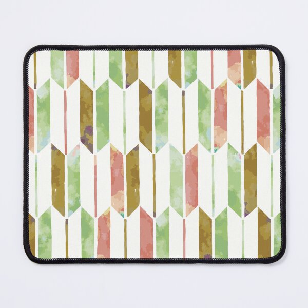 Item preview, Yagasuri Watercolor Arrows [green-pink] designed and sold by Aia UENO design.