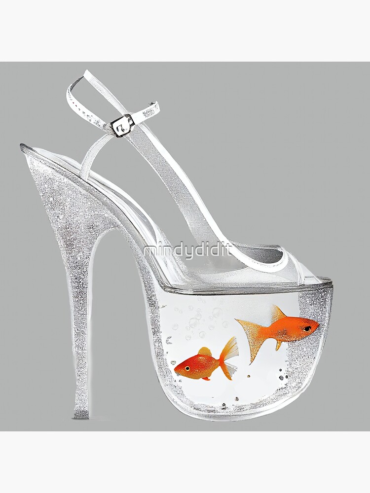 Platform shoes with fish hotsell