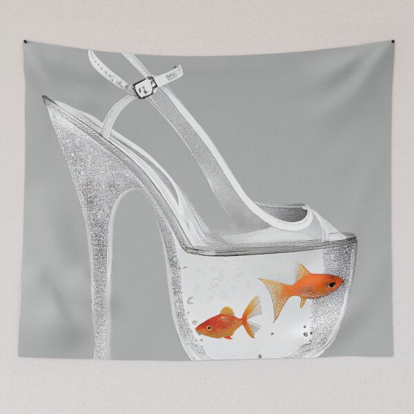 Item preview, Sparkle Fish Platform Shoe designed and sold by Sasha Art Gallery.