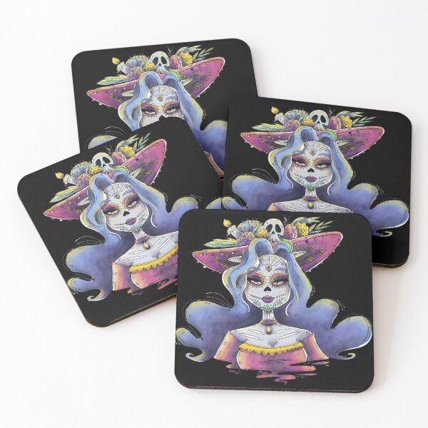 Item preview, Eternal Remembrances: Mexican Female Figure Pattern designed and sold by ArtStile.