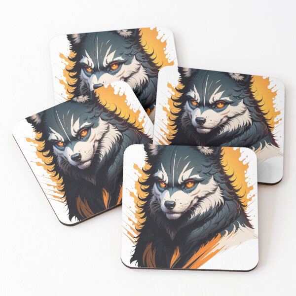 Item preview, Wolf Moon illustration designed and sold by khaq.