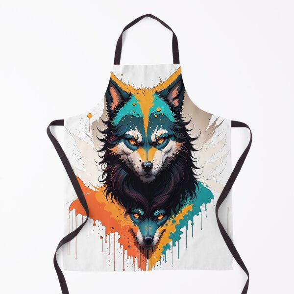 Item preview, Wolf Totem graphics illustration designed and sold by khaq.